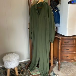 SHEIN green jumpsuit, women’s plus size 3X